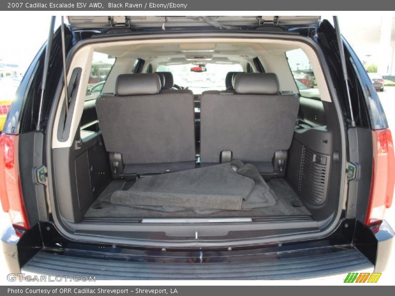 Black Raven / Ebony/Ebony 2007 Cadillac Escalade ESV AWD