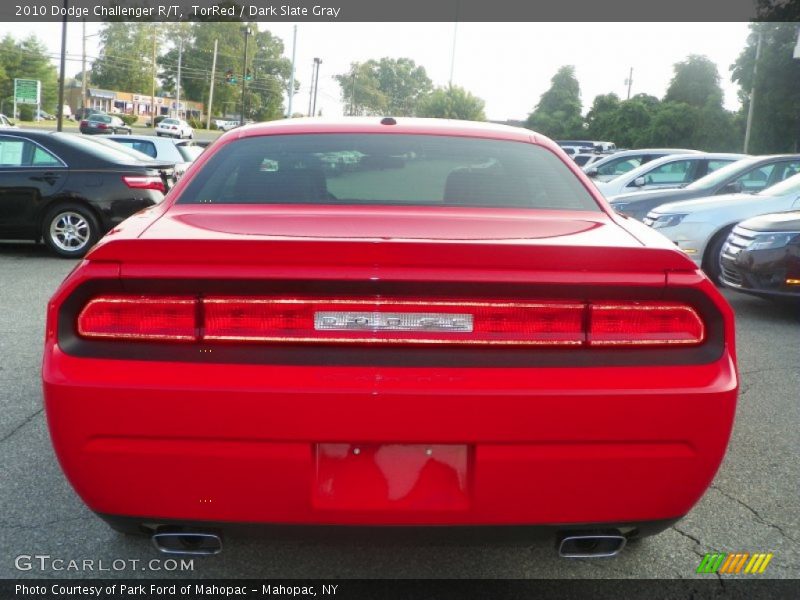 TorRed / Dark Slate Gray 2010 Dodge Challenger R/T