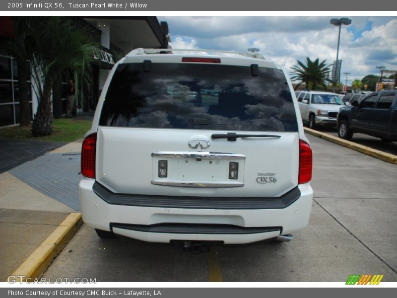 Tuscan Pearl White / Willow 2005 Infiniti QX 56