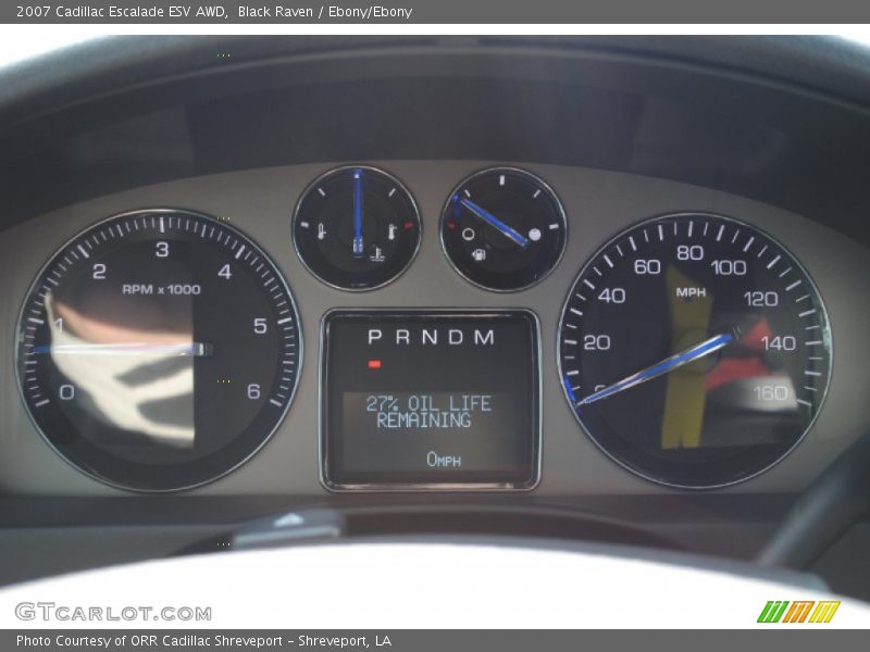 Black Raven / Ebony/Ebony 2007 Cadillac Escalade ESV AWD
