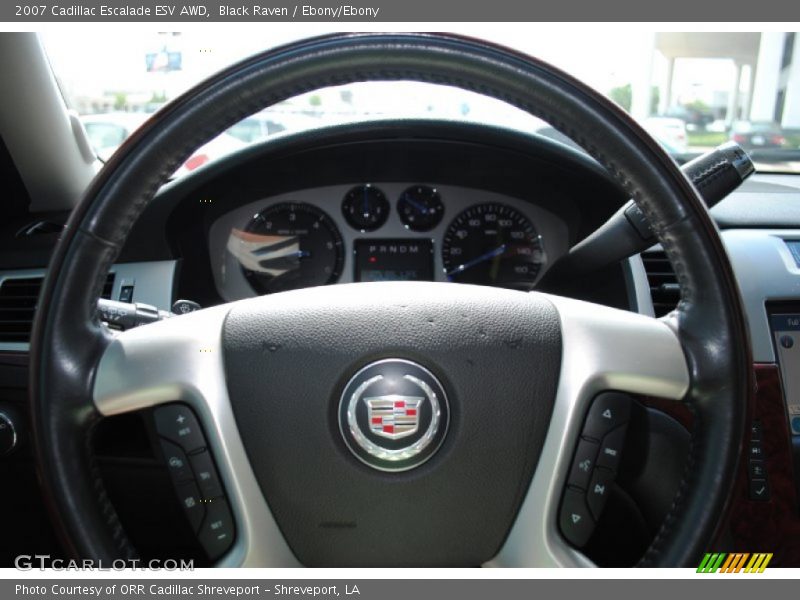 Black Raven / Ebony/Ebony 2007 Cadillac Escalade ESV AWD