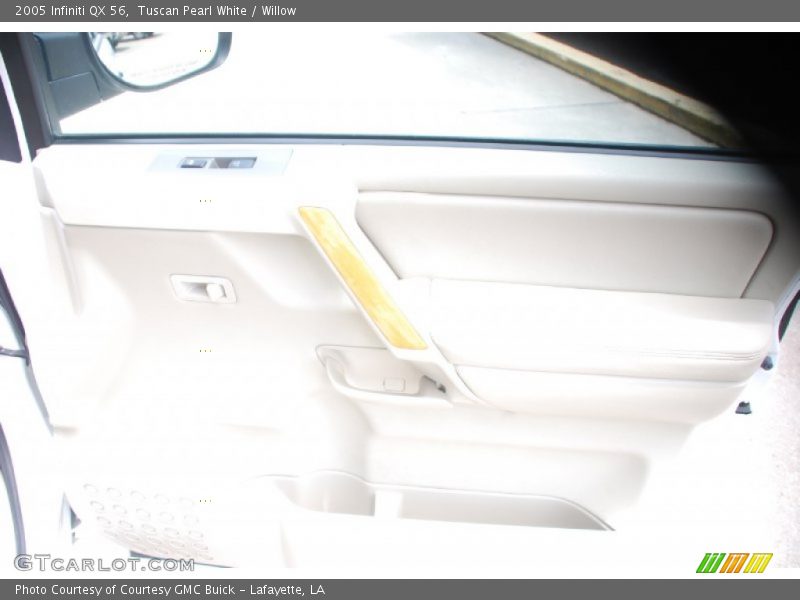 Tuscan Pearl White / Willow 2005 Infiniti QX 56