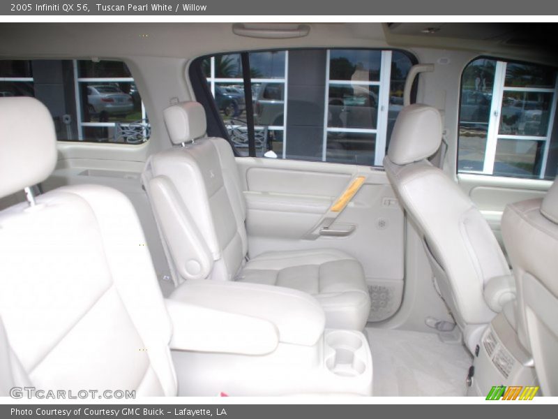Tuscan Pearl White / Willow 2005 Infiniti QX 56