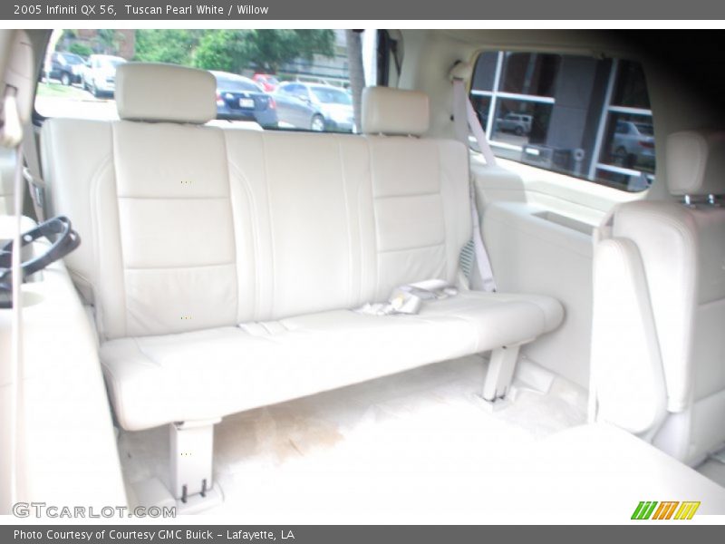 Tuscan Pearl White / Willow 2005 Infiniti QX 56