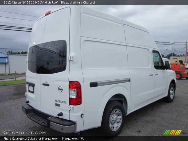 Blizzard White / Charcoal 2012 Nissan NV 2500 HD SV High Roof