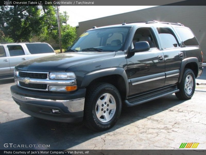 Dark Gray Metallic / Tan/Neutral 2005 Chevrolet Tahoe LT
