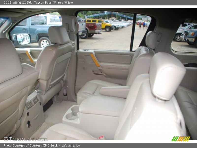 Tuscan Pearl White / Willow 2005 Infiniti QX 56