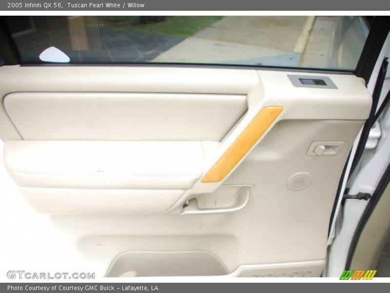 Tuscan Pearl White / Willow 2005 Infiniti QX 56