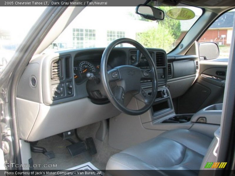Dark Gray Metallic / Tan/Neutral 2005 Chevrolet Tahoe LT