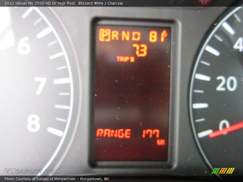 Blizzard White / Charcoal 2012 Nissan NV 2500 HD SV High Roof