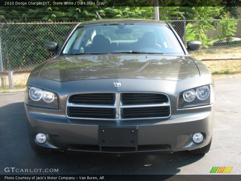 Stone White / Dark Slate Gray 2010 Dodge Charger SXT