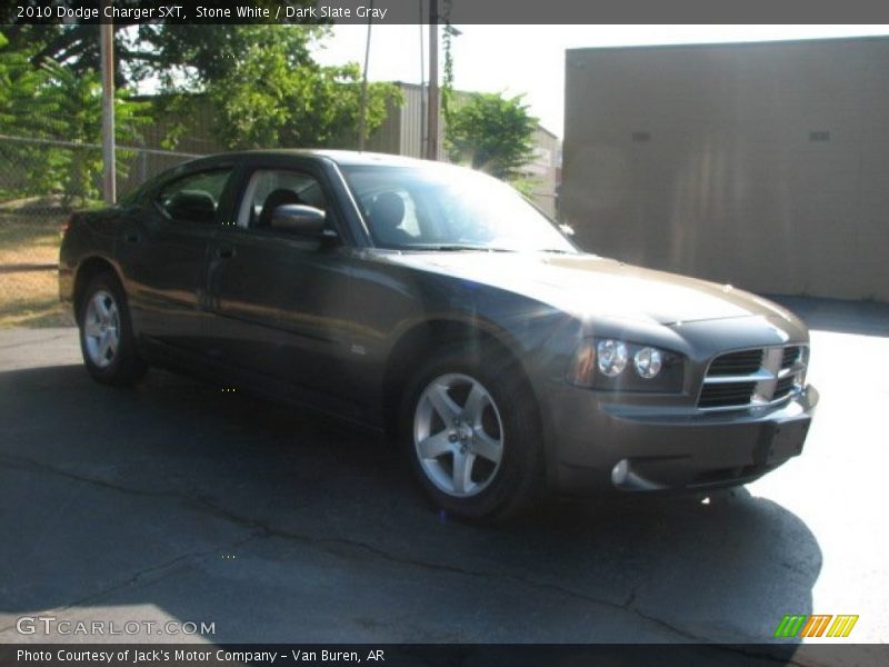 Stone White / Dark Slate Gray 2010 Dodge Charger SXT