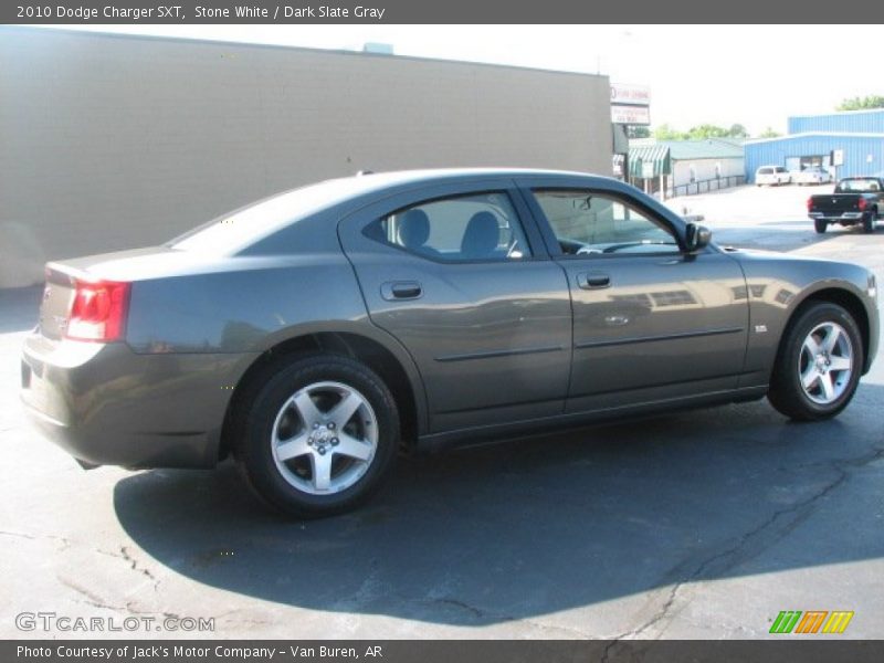 Stone White / Dark Slate Gray 2010 Dodge Charger SXT
