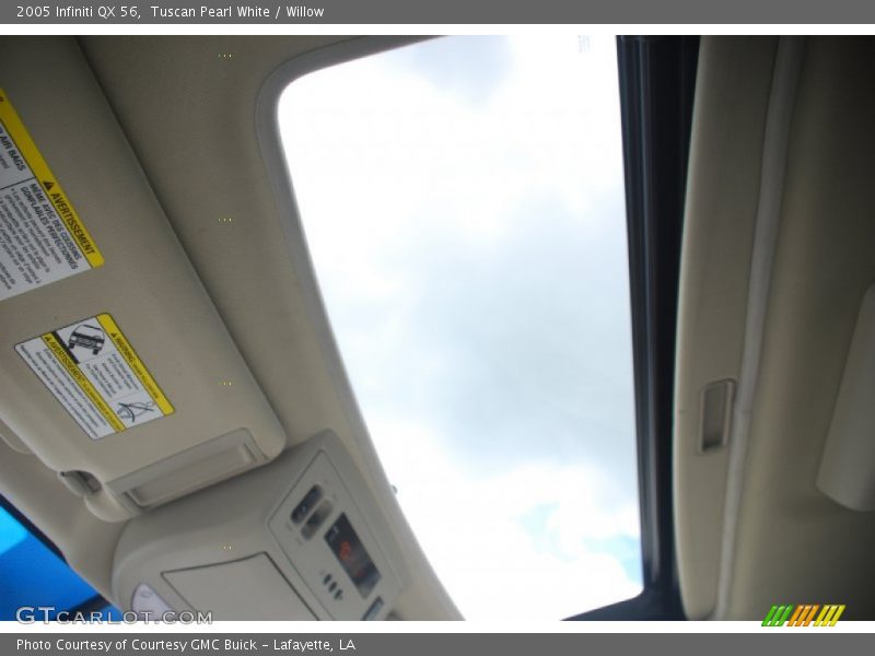 Tuscan Pearl White / Willow 2005 Infiniti QX 56