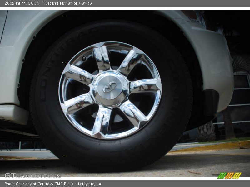 Tuscan Pearl White / Willow 2005 Infiniti QX 56