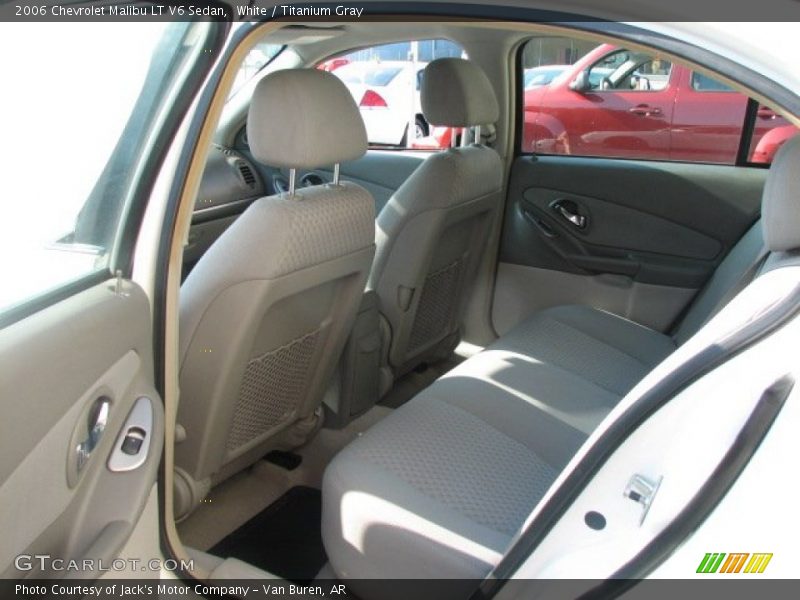 White / Titanium Gray 2006 Chevrolet Malibu LT V6 Sedan