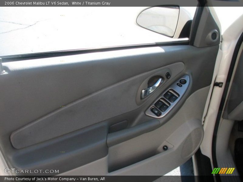 White / Titanium Gray 2006 Chevrolet Malibu LT V6 Sedan