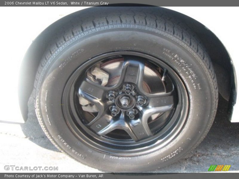 White / Titanium Gray 2006 Chevrolet Malibu LT V6 Sedan