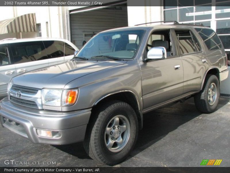 Thunder Cloud Metallic / Gray 2002 Toyota 4Runner SR5