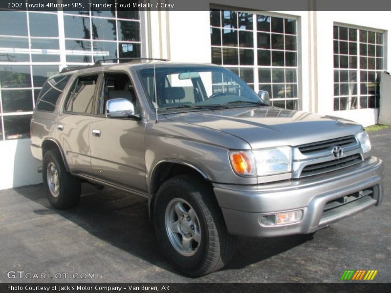 Thunder Cloud Metallic / Gray 2002 Toyota 4Runner SR5