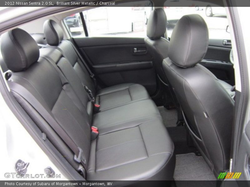  2012 Sentra 2.0 SL Charcoal Interior