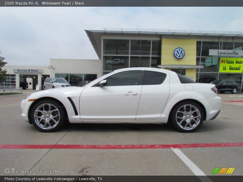 Whitewater Pearl / Black 2005 Mazda RX-8