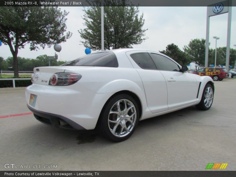 Whitewater Pearl / Black 2005 Mazda RX-8