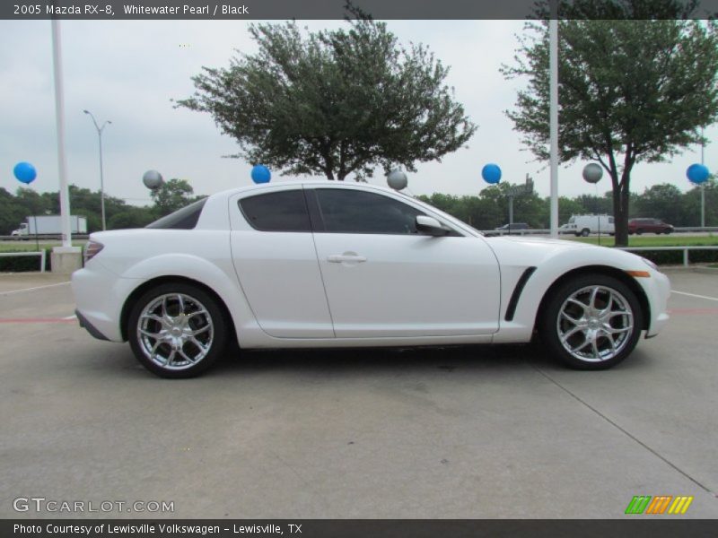 Whitewater Pearl / Black 2005 Mazda RX-8