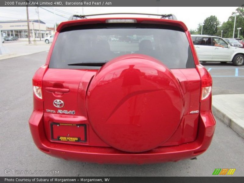 Barcelona Red Pearl / Ash 2008 Toyota RAV4 Limited 4WD