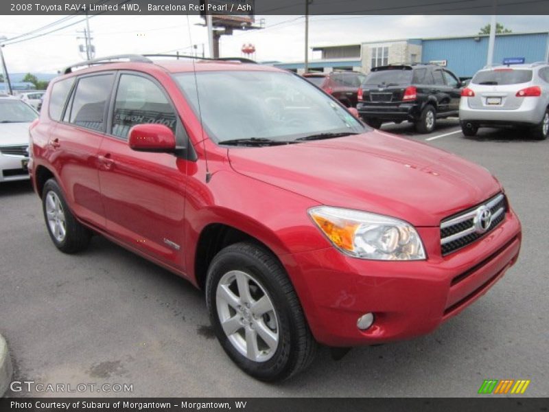 Barcelona Red Pearl / Ash 2008 Toyota RAV4 Limited 4WD