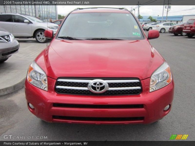 Barcelona Red Pearl / Ash 2008 Toyota RAV4 Limited 4WD