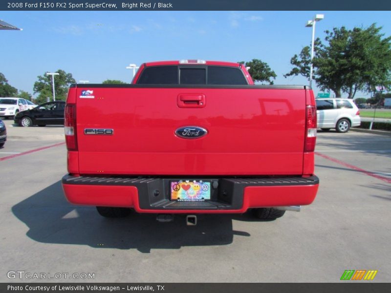 Bright Red / Black 2008 Ford F150 FX2 Sport SuperCrew