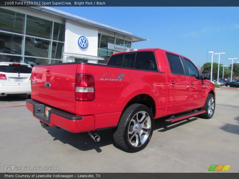 Bright Red / Black 2008 Ford F150 FX2 Sport SuperCrew