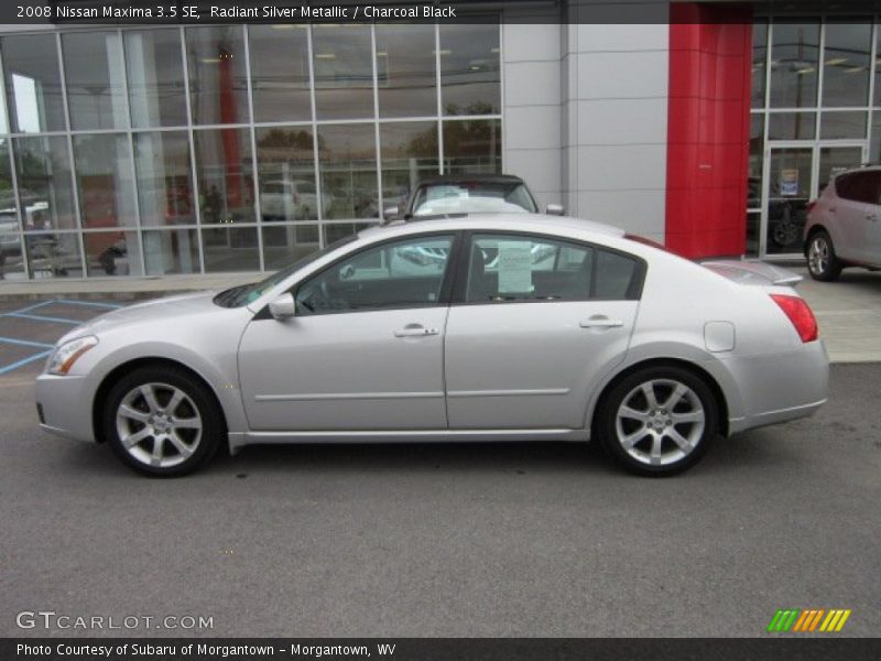 Radiant Silver Metallic / Charcoal Black 2008 Nissan Maxima 3.5 SE