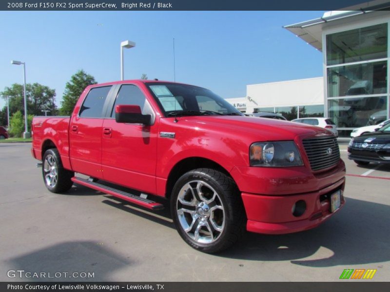 Bright Red / Black 2008 Ford F150 FX2 Sport SuperCrew