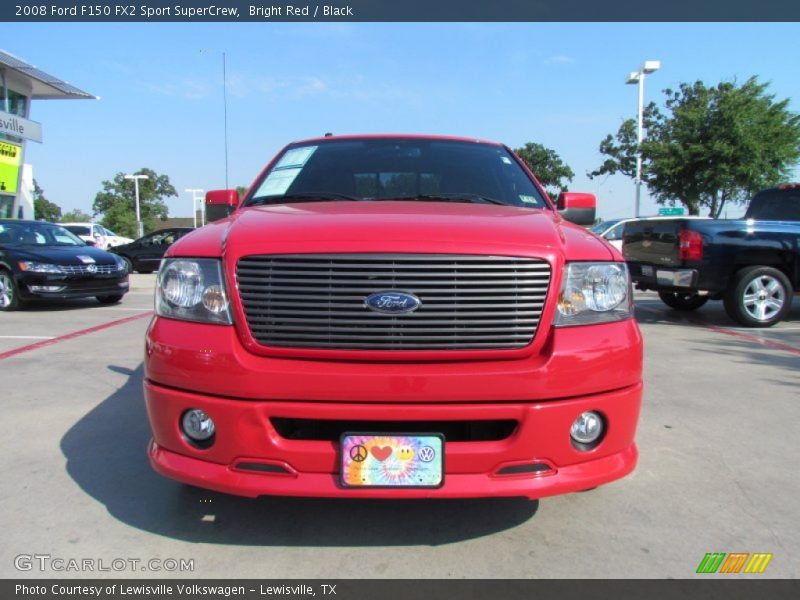 Bright Red / Black 2008 Ford F150 FX2 Sport SuperCrew