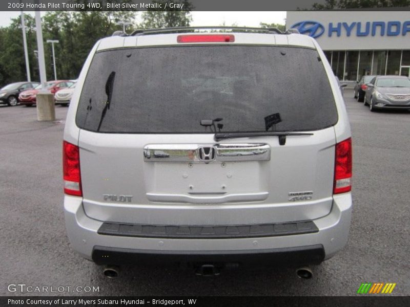 Billet Silver Metallic / Gray 2009 Honda Pilot Touring 4WD