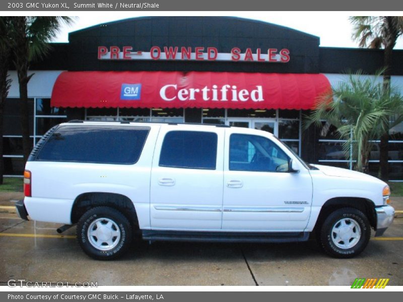 Summit White / Neutral/Shale 2003 GMC Yukon XL