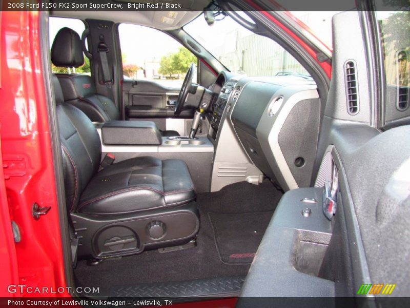 Bright Red / Black 2008 Ford F150 FX2 Sport SuperCrew