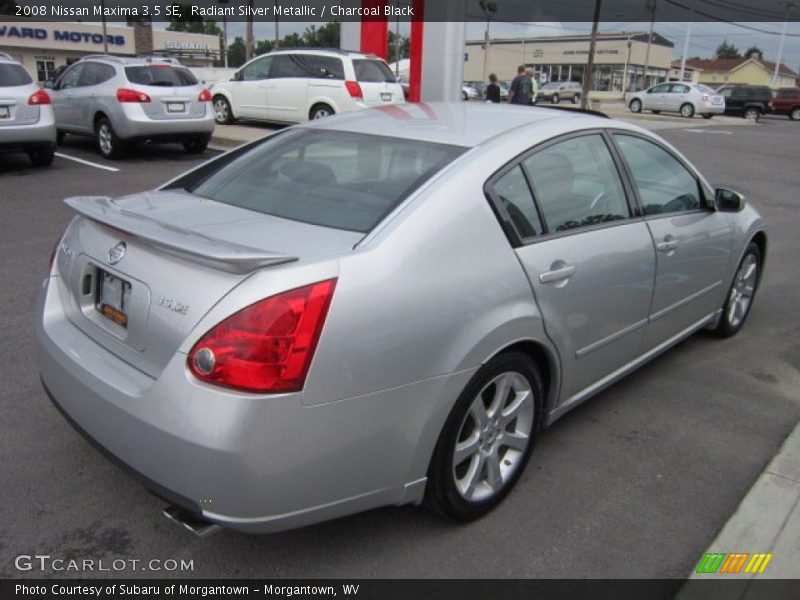 Radiant Silver Metallic / Charcoal Black 2008 Nissan Maxima 3.5 SE