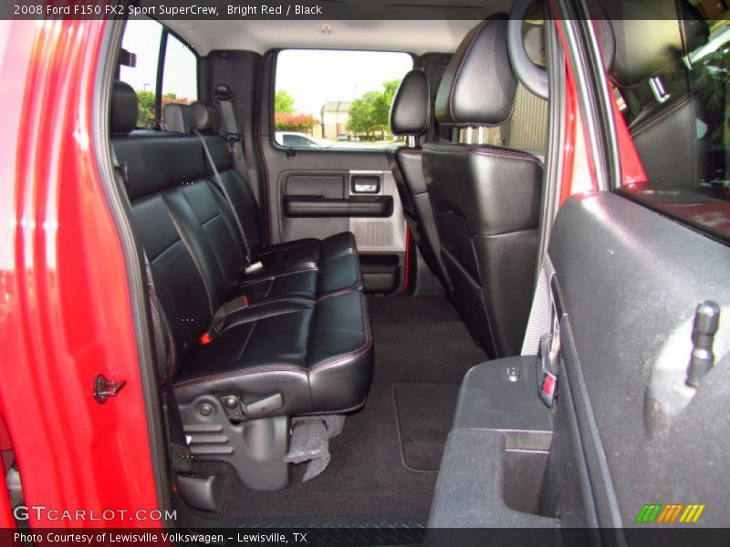Bright Red / Black 2008 Ford F150 FX2 Sport SuperCrew