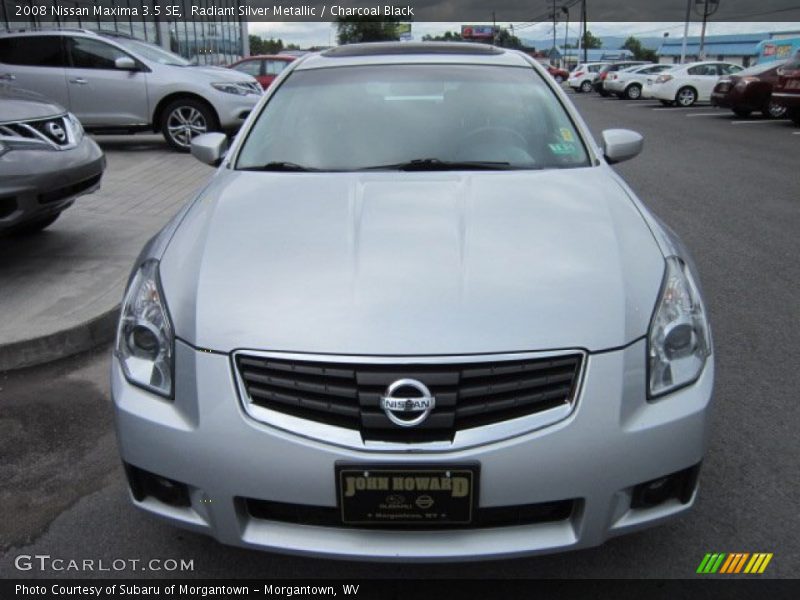 Radiant Silver Metallic / Charcoal Black 2008 Nissan Maxima 3.5 SE