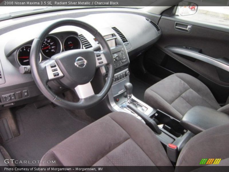 Radiant Silver Metallic / Charcoal Black 2008 Nissan Maxima 3.5 SE