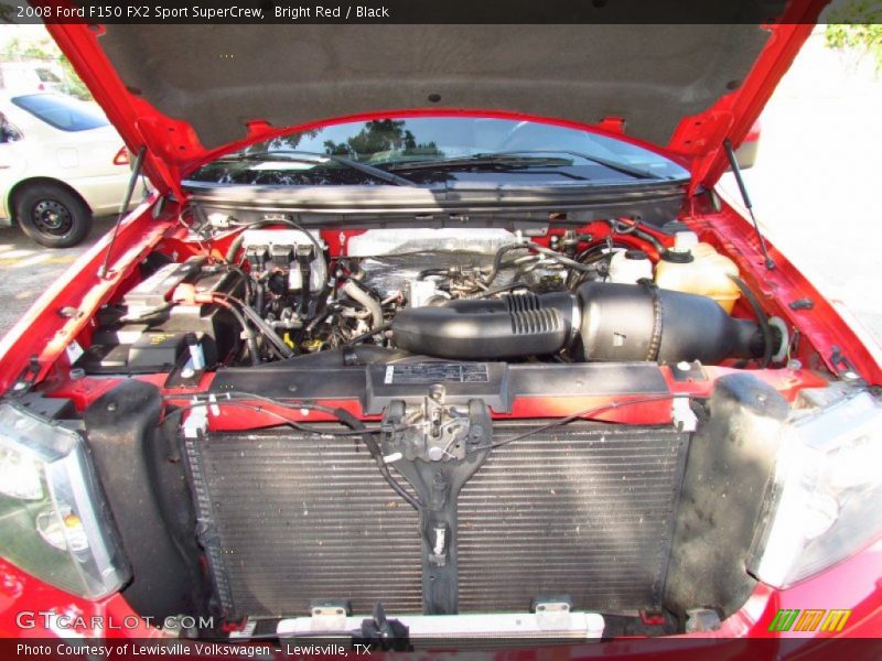 Bright Red / Black 2008 Ford F150 FX2 Sport SuperCrew