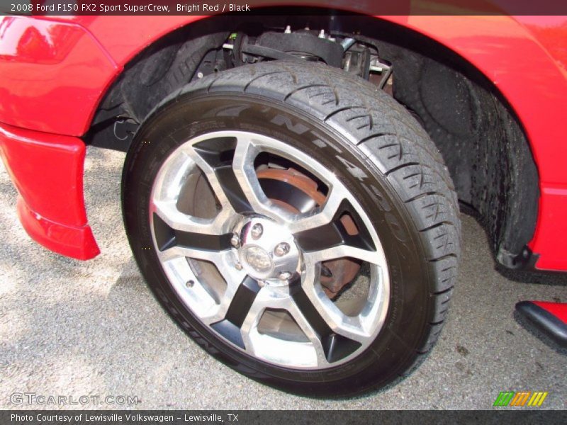 Bright Red / Black 2008 Ford F150 FX2 Sport SuperCrew