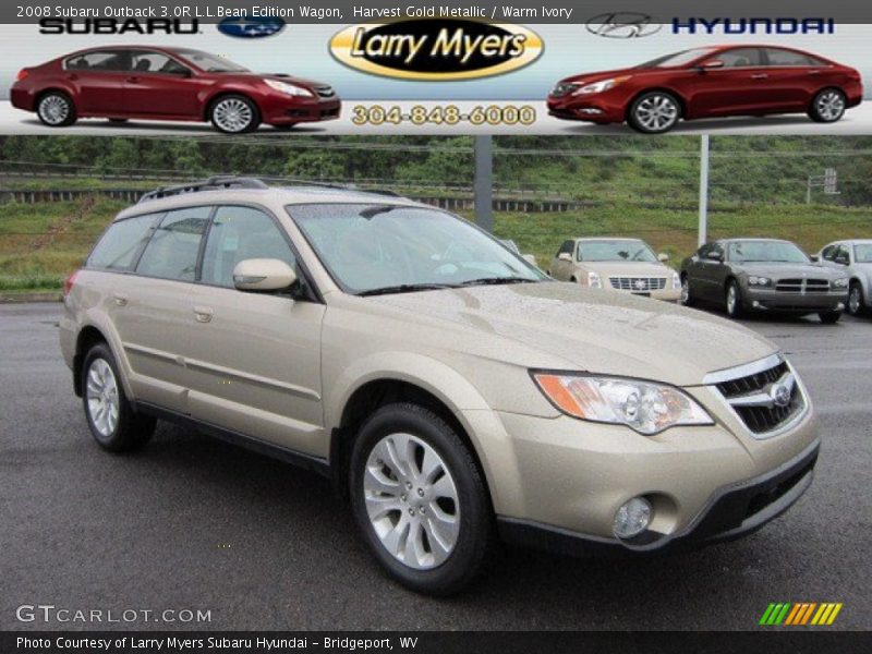 Harvest Gold Metallic / Warm Ivory 2008 Subaru Outback 3.0R L.L.Bean Edition Wagon