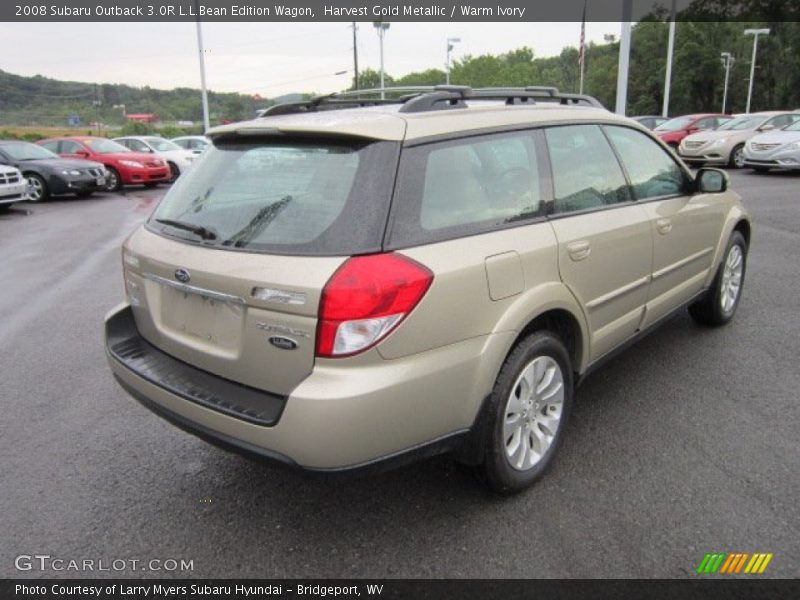 Harvest Gold Metallic / Warm Ivory 2008 Subaru Outback 3.0R L.L.Bean Edition Wagon