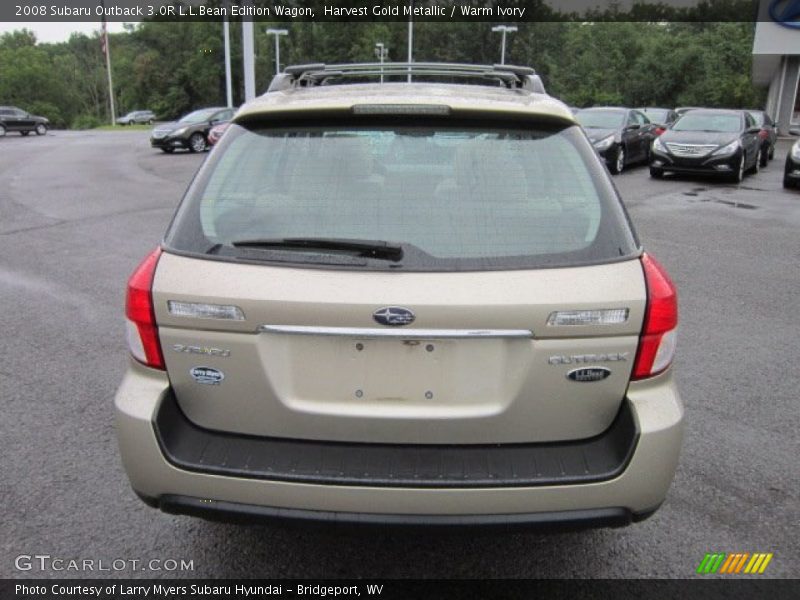 Harvest Gold Metallic / Warm Ivory 2008 Subaru Outback 3.0R L.L.Bean Edition Wagon