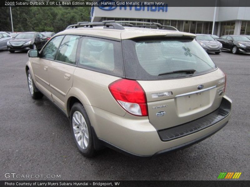Harvest Gold Metallic / Warm Ivory 2008 Subaru Outback 3.0R L.L.Bean Edition Wagon