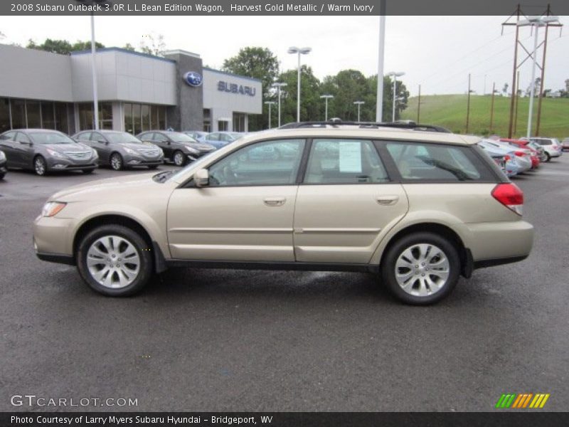 Harvest Gold Metallic / Warm Ivory 2008 Subaru Outback 3.0R L.L.Bean Edition Wagon